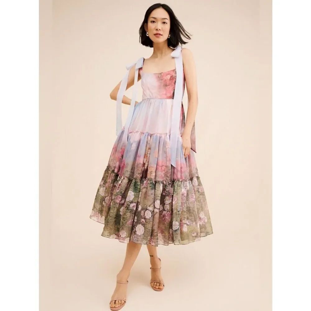 Anthropologie Geisha Design Isabella Floral Dress